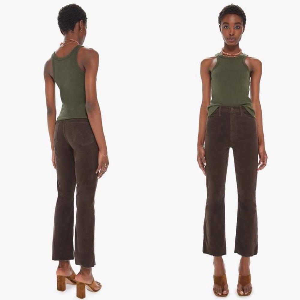 MOTHER The Hustler Ankle Fray Corduroy Pants Size 25* - Picture 15 of 15